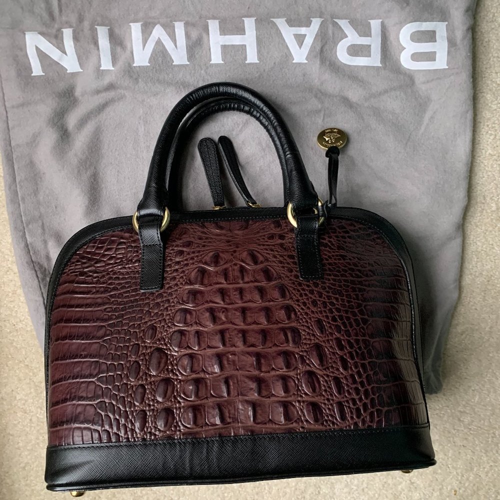 Brahmin - Vivien - Truffle Lady Two Tone Satchel